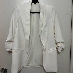Size small white express boyfriend blazer